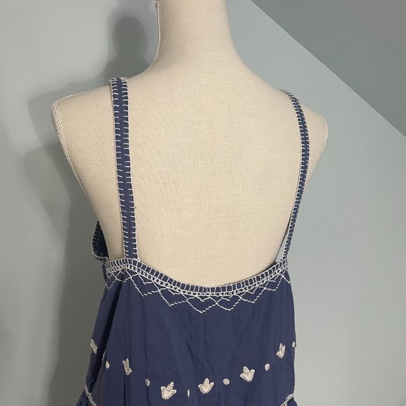 sold ~ SPELL Folklore Sundress Navy blue XL 10 12 Spell & the Gypsy Collective - Picture 6 of 13